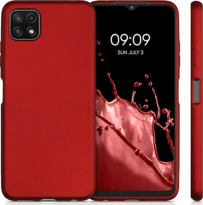 KWmobile Задна корица Силикон Metallic Dark Red (Галакси А22 5G) 55247.36