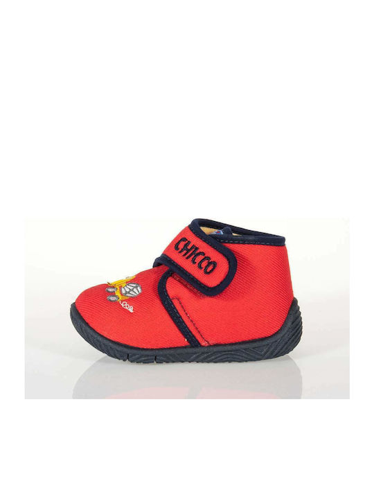 Chicco Kids Slipper Ankle Boot Red Tally