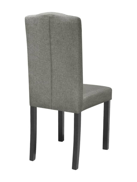 Dining Room Fabric Chair Light Gray 42x51.5x95cm 2pcs