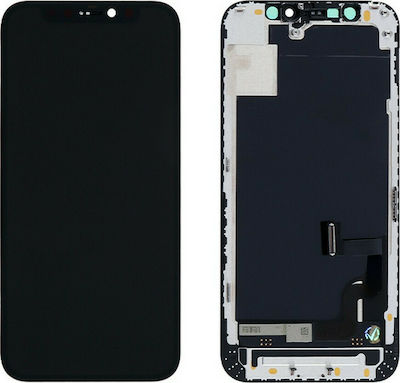 LCD Mobile Phone Screen Replacement with Touch Mechanism for iPhone 12 mini (Black)