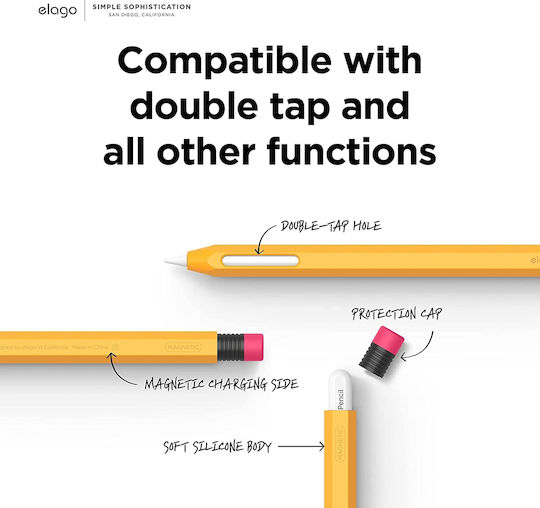 Elago Stylus Case Classic for Apple Pencil 2nd Gen Yelow