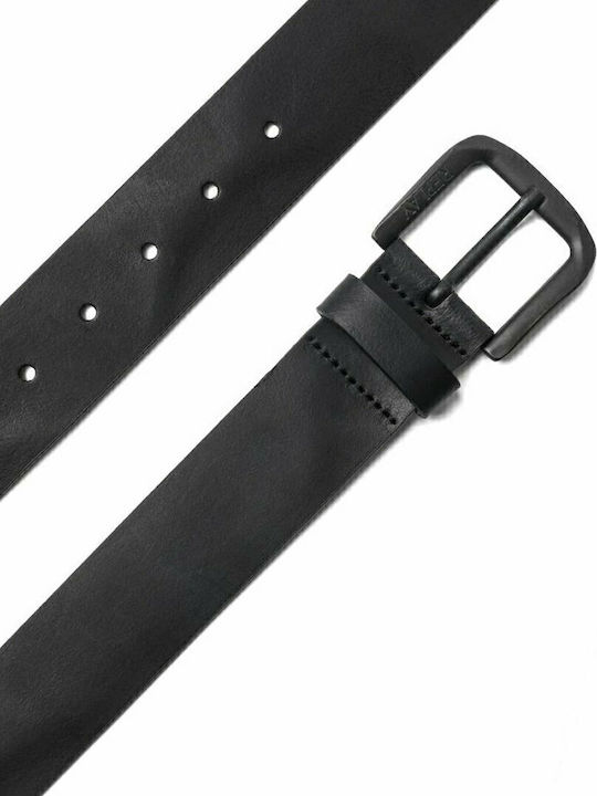 Cuirette Wide Men's Belt Leather Black