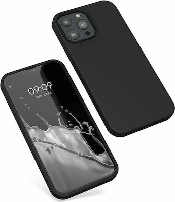 KWmobile Rubberized Back Cover Σιλικόνης Black Matte (iPhone 13 Pro Max)