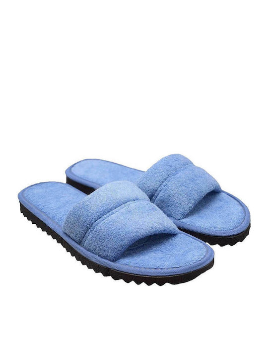 Terry Winter Women's Slippers Light Blue
