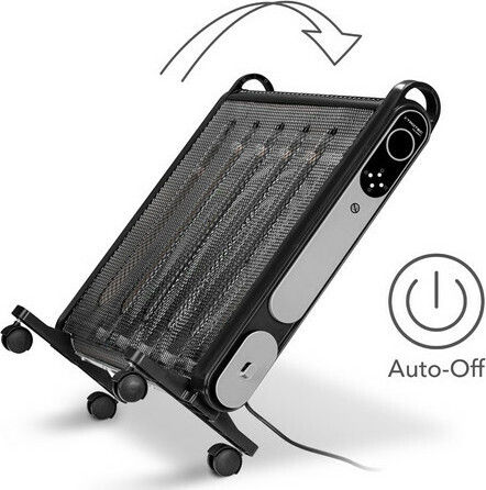 Trotec TCH 2050 E Convector Electric De Pardoseală 2000W Mic Cu Termostat Electronic 64x66cm Negru