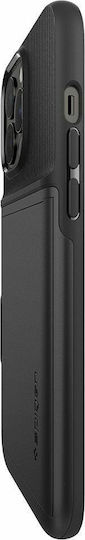 Spigen Slim Armor CS Back Cover Plastic 2mm with Card Slot Black (iPhone 13 Pro)