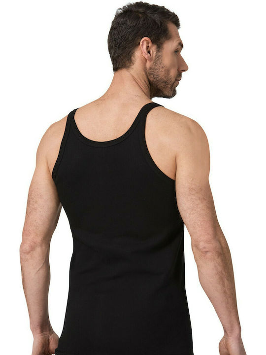 Namaldi Men's Sleeveless Undershirt Black