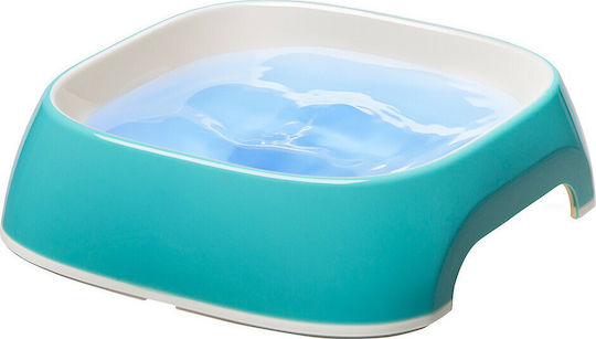 Ferplast Glam Kunststoff Schalen Futter & Wasser für Hund & Katze auf Basis von 750ml in Blau Farbe