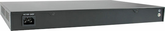 Level One GEP-2821 Unmanaged L2 PoE+ Switch με 24 Θύρες Gigabit (1Gbps) Ethernet και 2 SFP Θύρες