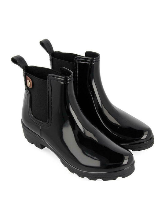 Women's Short Wellies Black
