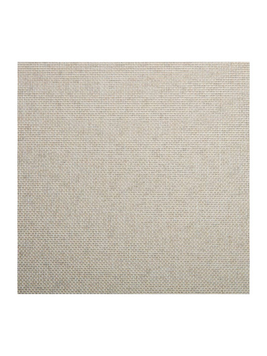Scaune Sala de mese cu tapiserie textilă Κρεμ 2buc 55x53x92buc