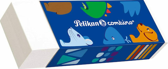 Pelikan Combino Σετ 3 Μολύβια με Ξύστρα και Γόμα Ροζ