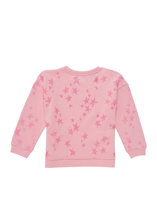 Desigual Kids Fleece Sweatshirt Pink Margara