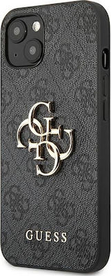 Guess 4G Charms Umschlag Rückseite Synthetisches Leder Gray (iPhone 13) GUHCP13M4GMGGR