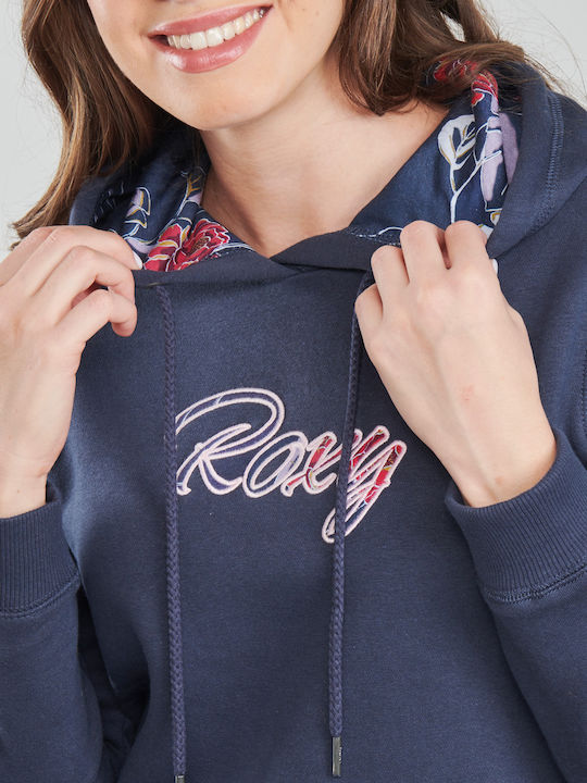 Right On Time Women's Sweatshirt Hooded Navy Blue