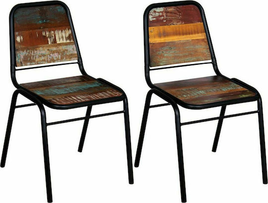 Dining Room Wooden Chair 44x59x89cm 2pcs