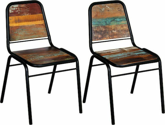 Dining Room Wooden Chair 44x59x89cm 2pcs