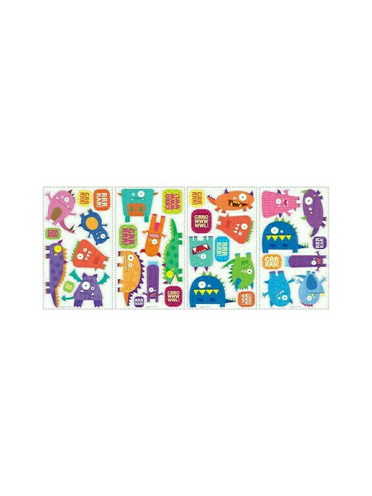 RoomMates Decor Детска стикерна за стена Стена Mickey & Friends 30бр