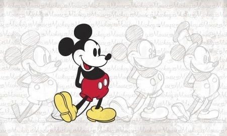 RoomMates Decor Детска стикерна за стена Стена Mickey Mouse