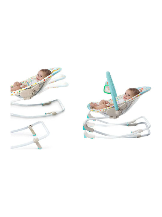 Bright Starts Relax Μωρού Κούνια Sunshine Seaside Rocker Πολύχρωμο για Παιδί έως 2kg