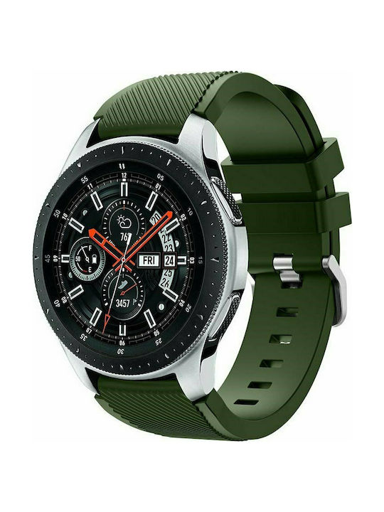 Twill Rubber Λουράκι Army Green (Galaxy Watch (46mm) / Gear S3Huawei Watch 3 / Huawei Watch GT 2 Pro) Twill Rubber Λουράκι Army Green (Galaxy Watch (46mm) / Gear S3Huawei Watch 3 / Huawei Watch GT 2 Pro)
