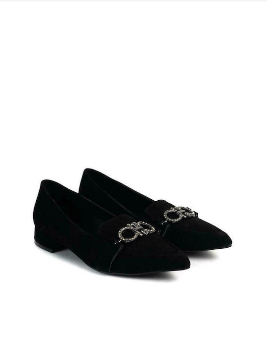 Marian 8207-I20 Leather Women's Loafers in Black Color