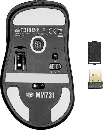 MM731 Безжична RGB Геймърска Мишка 19000 DPI Черен