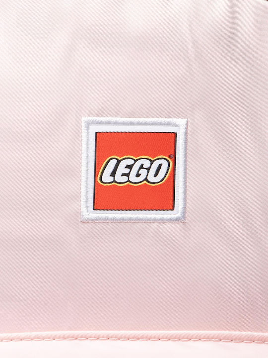 LEGO Tribini Joy Emoji Σχολική Τσάντα Πλάτης Δημοτικού Ροζ 17lt