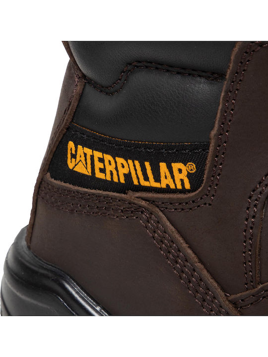 Striver Bump Leather Brown Men's Boots Waterproof