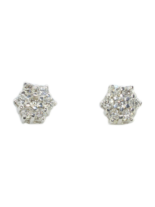 Fa Cad'oro Earrings made of Platinum with Diamond