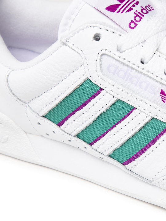 Continental 80 Γυναικεία Sneakers Cloud White / Glory Green / Sonic Fuchsia