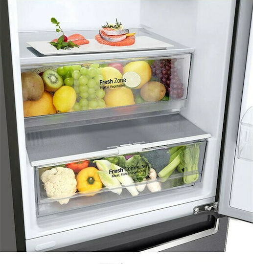 LG Kühl-Gefrierkombination 384Es Total NoFrost H203xB59.5xT68.2cm. Dark Graphite GBP62DSNGN