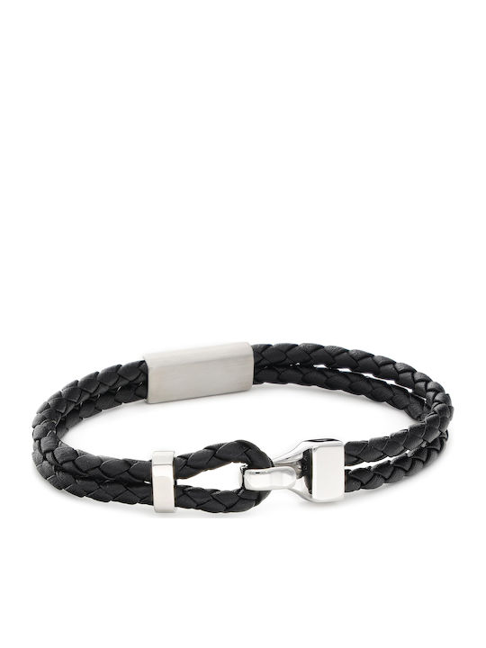 Diesel Herren Leder Armband 18,5cm