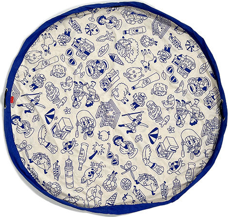 Play&go Greece Activity Mat Blue 140x140cm