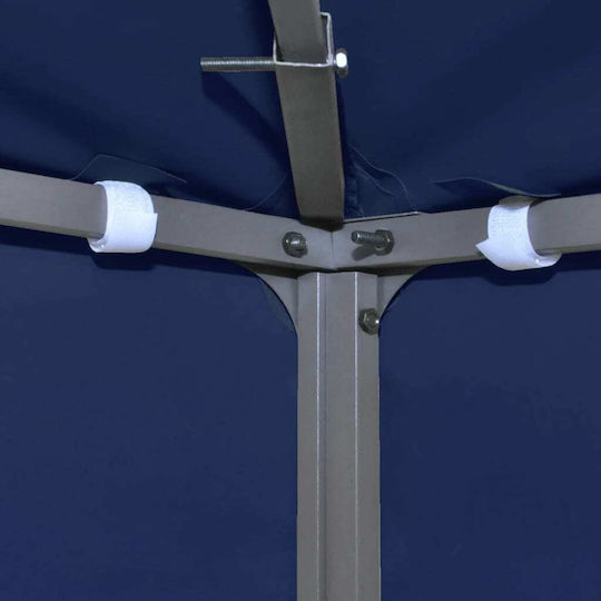vidaXL Κάλυμμα για Κιόσκι Μπλε με Επίστρωση PVC 3x3m