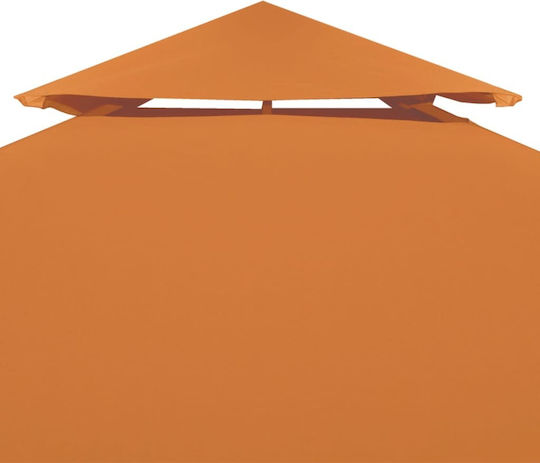 vidaXL Gazebo Cover 310gr/m² Brown with PVC Coating 3x4m