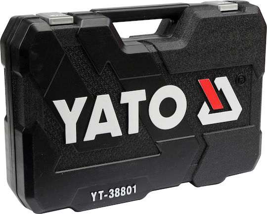 Yato Werkzeugkoffer mit 120 Werkzeugen