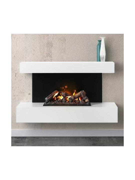 Dimplex Cassette 400L Logset Floor Electric Fireplace 125W 41x18cm Black