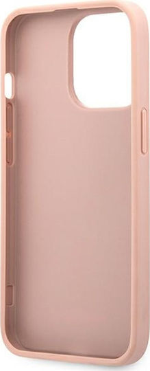 Guess Saffiano Stripe Back Cover Πλαστικό Ροζ (iPhone 13 Pro Max)
