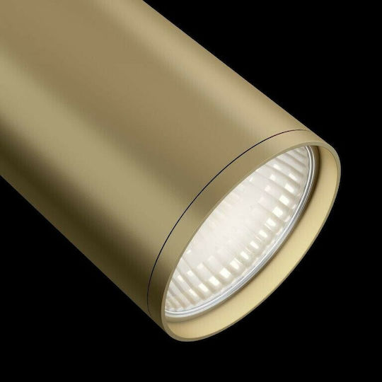 Maytoni Einzel Spot mit Fassung GU10 in Gold Farbe Maytoni Einzel Spot mit Fassung GU10 in Gold Farbe