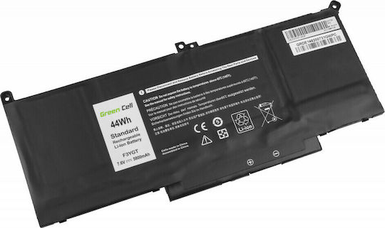 Green Cell Συμβατή Μπαταρία για Dell Latitude 7280/7290/7380/7390/7480 με 5800mAh