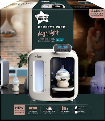 Tommee Tippee Ψηφιακός Θερμαντήρας Μπιμπερό Perfect Prep Day & Night Λευκό