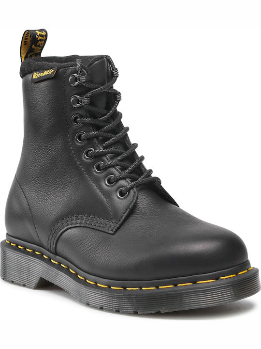 1460 Pascal Warmwair Valor Leather Women's Ankle Boots Black