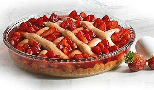 Pasabahce Glass Round Heat-Resistant Cookware for Tart 2pcs