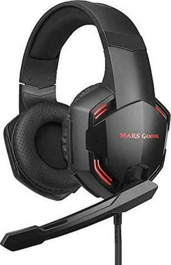 Mars Gaming MHX Pro 7.1 Over Ear Gaming Headset με σύνδεση USB