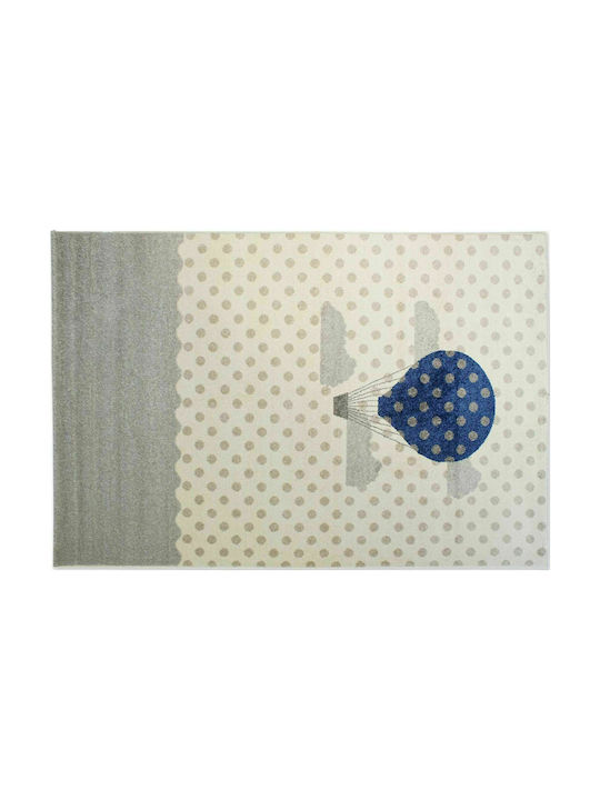 Klonaras Παιδικό Χαλί Γαλάζιο 133x190cm Πάχους 12mm