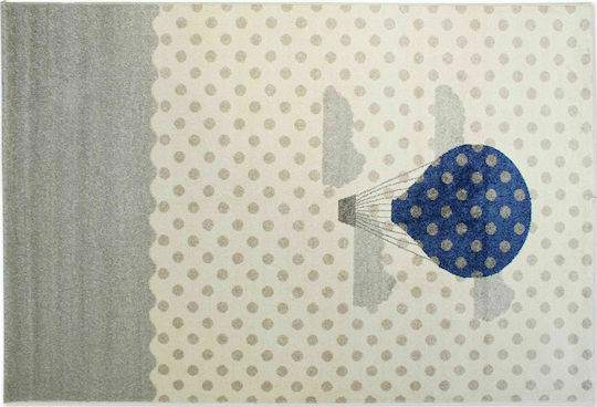 Klonaras Παιδικό Χαλί Γαλάζιο 133x190cm Πάχους 12mm