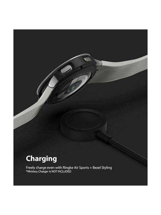Ringke Air Sports & Bezel Styling σε Ασημί χρώμα για το Galaxy Watch 4 44mm