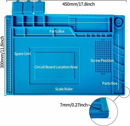 Magnetisch 450x300mm Pads reparieren für Mobiltelefon-Reparaturwerkzeuge 1Stück TOOL-LAB20