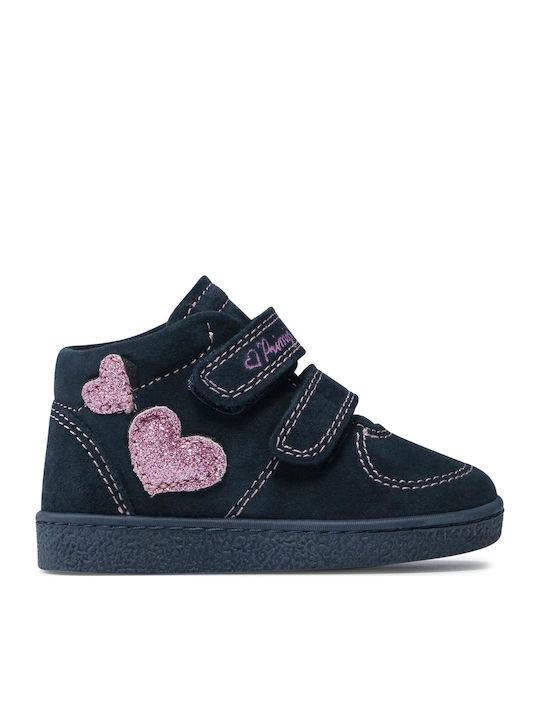 Primigi Kids Boots with Hoop & Loop Closure Navy Blue